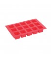 Ice Cube Mold with 15 Cavities - Red