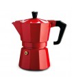 Pezzetti Italexpress Moka Espresso Coffeemaker Red 3 Cups